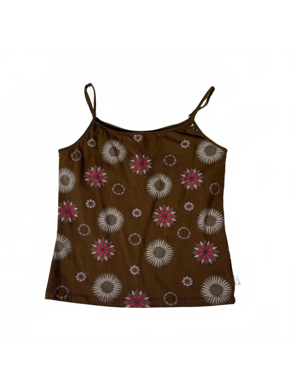 The North Face Floral Shelf Bra Tank Top Camisole Excellent Condition Sz M